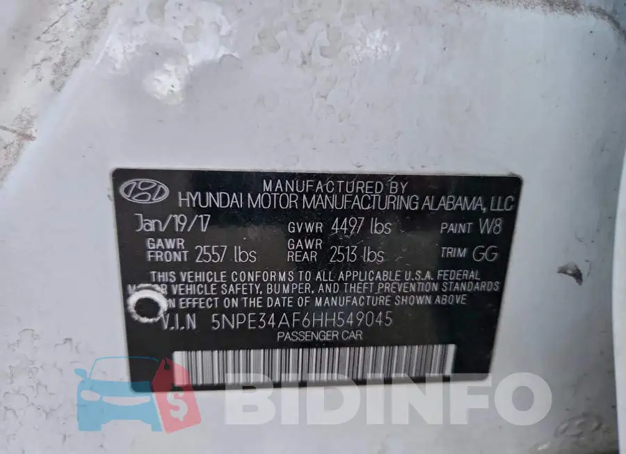 5NPE34AF6HH549045 Photo# 13