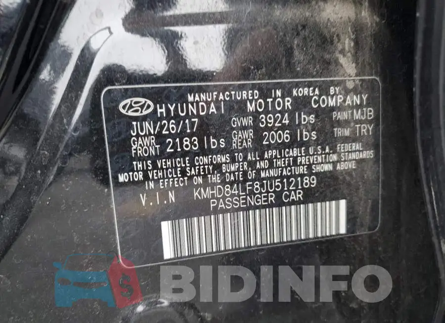 KMHD84LF8JU512189 Photo# 12