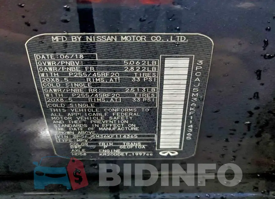 3PCAJ5M36KF114365 Photo# 13
