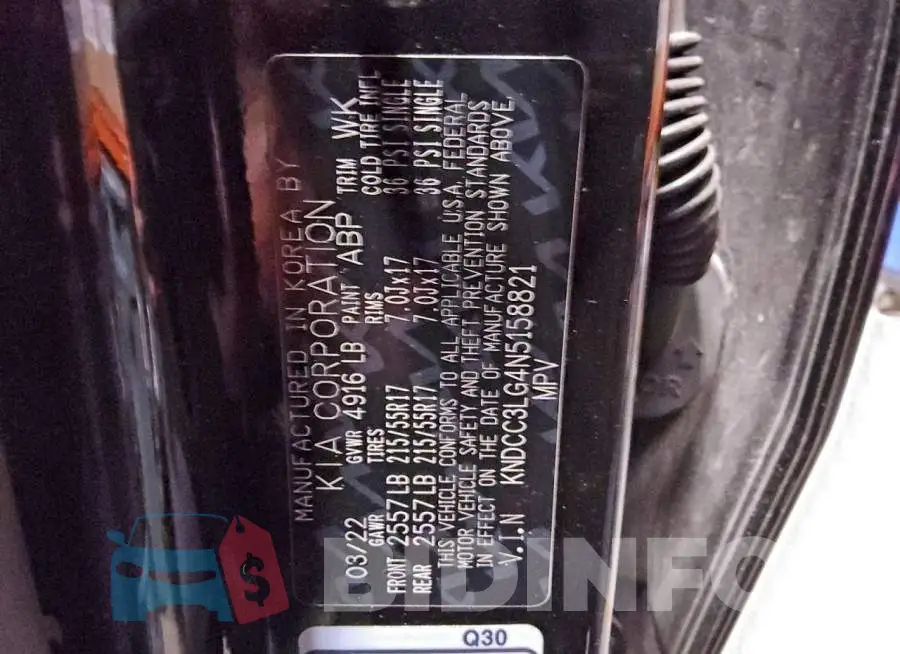 KNDCC3LG4N5158821 Photo# 12