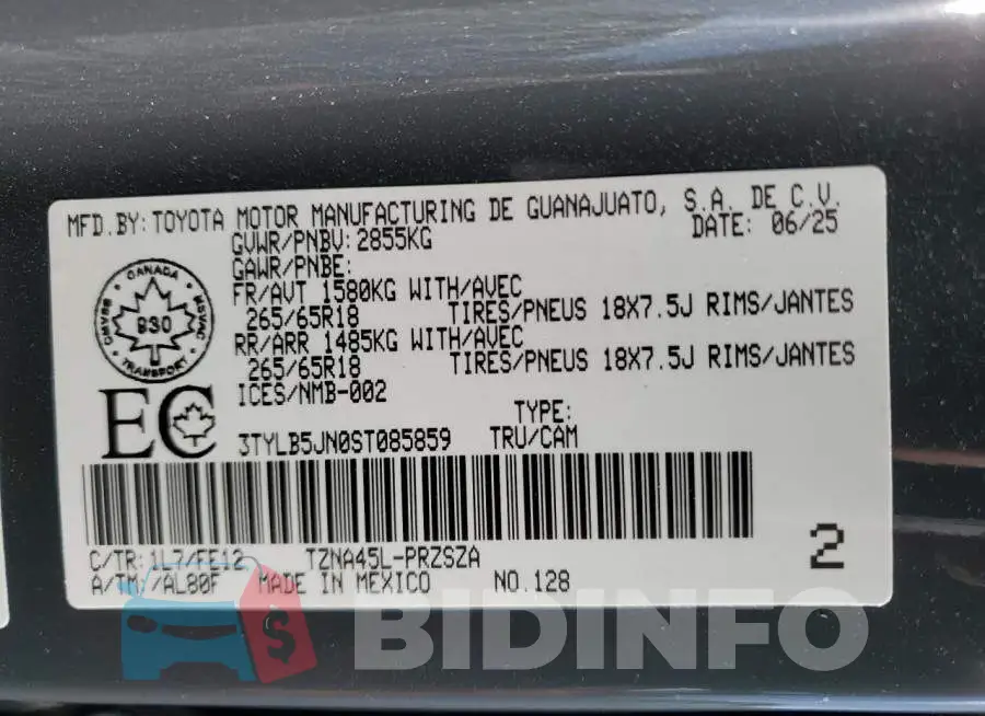3TYLB5JN0ST085859 Photo# 12