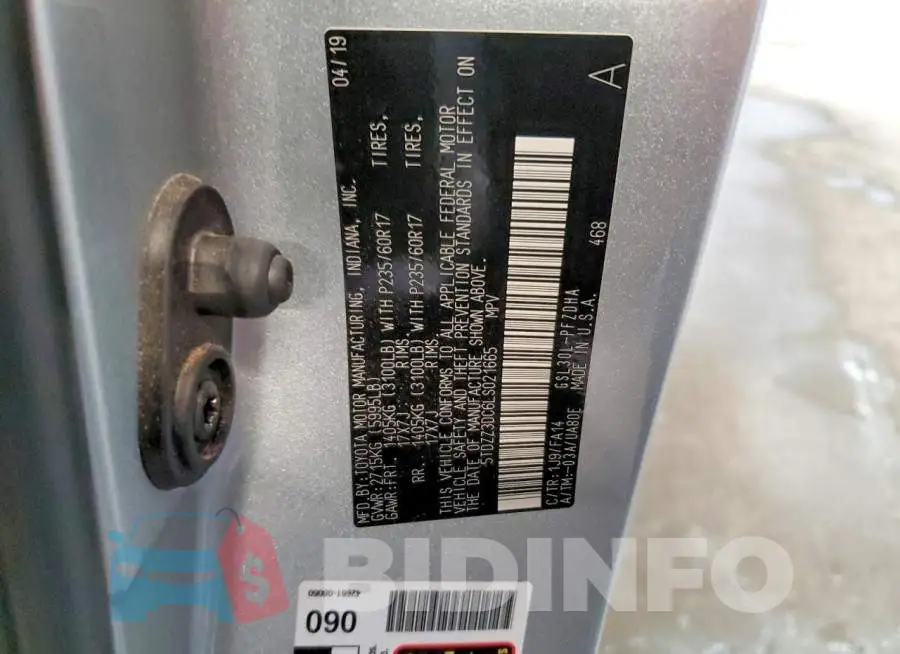 5TDZZ3DC6LS021665 Photo# 13