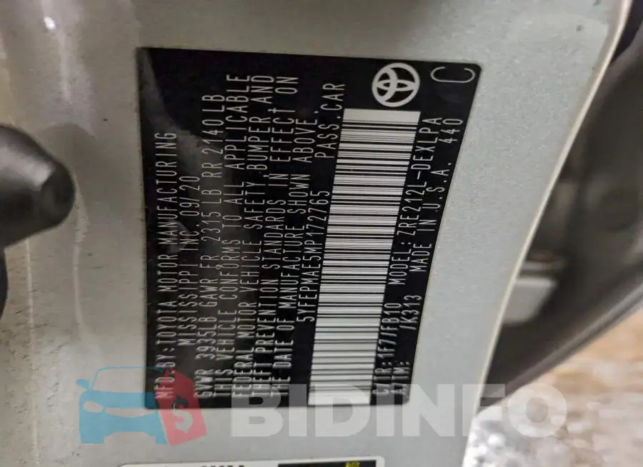 5YFEPMAE5MP172765 Photo# 12