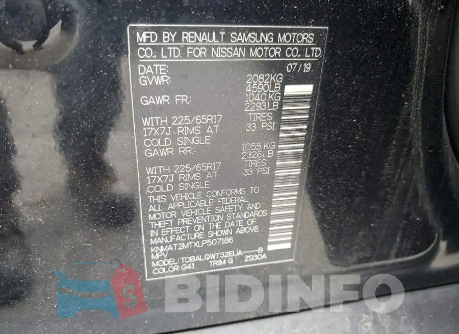 KNMAT2MTXLP507186 Photo# 14