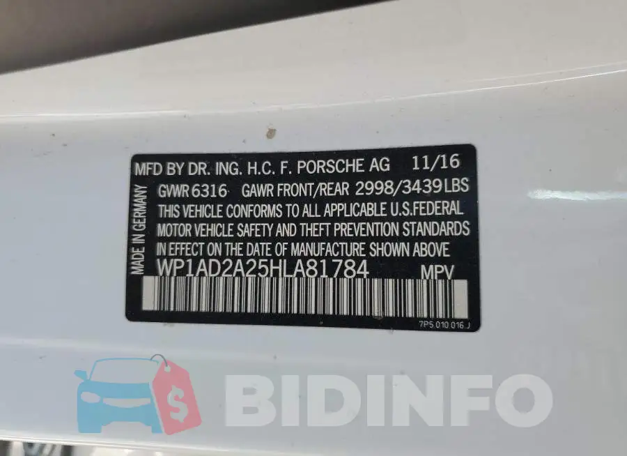WP1AD2A25HLA81784 Photo# 13