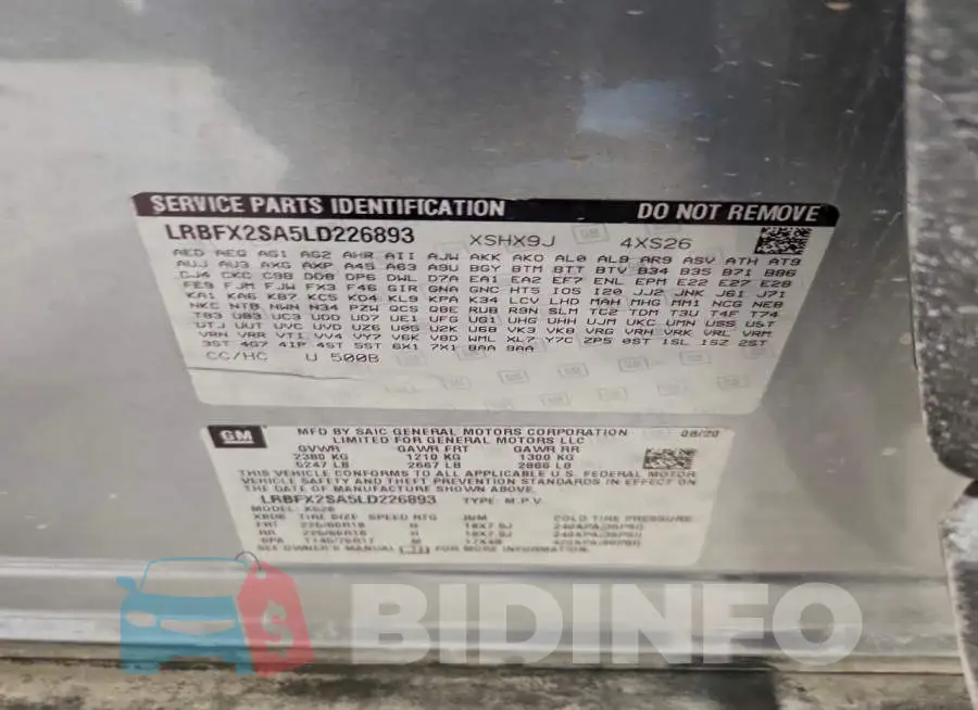 LRBFX2SA5LD226893 Photo# 14