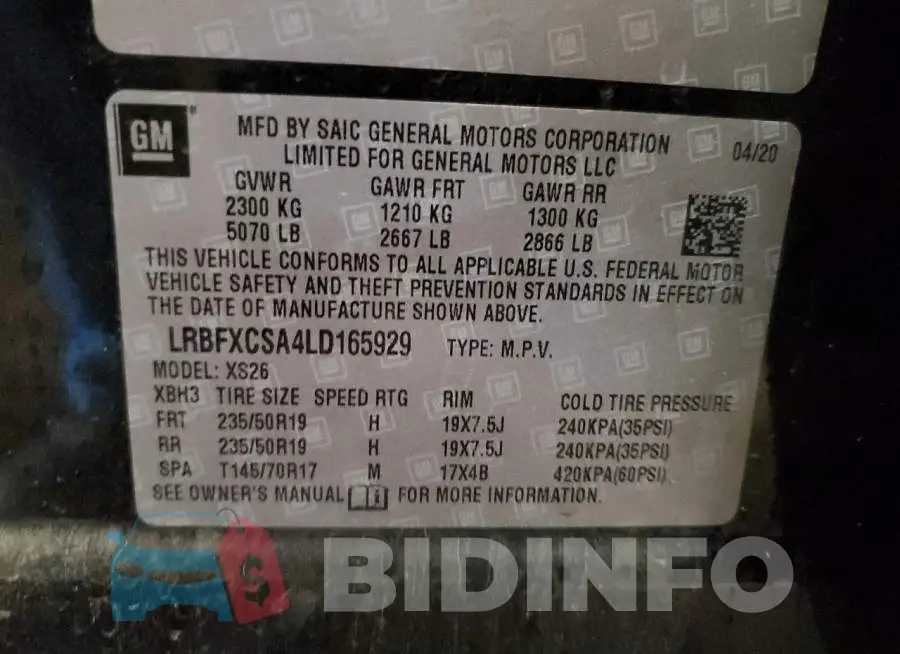 LRBFXCSA4LD165929 Photo# 13
