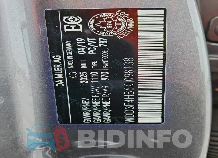 WDD3F4HB6KJ098138 Photo# 12
