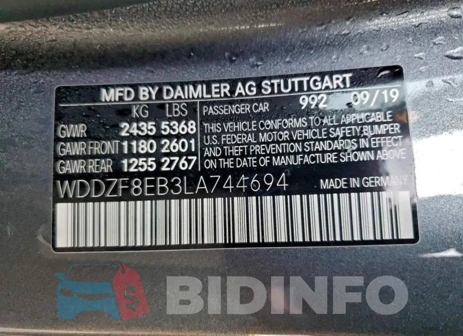 WDDZF8EB3LA744694 Photo# 13