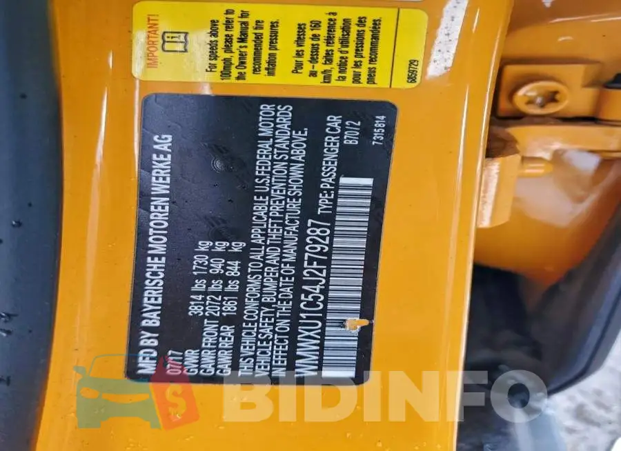 WMWXU1C54J2F79287 Photo# 12