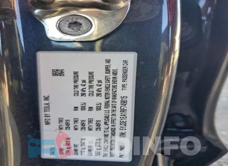 5YJ3E1EA1RF749815 Photo# 12