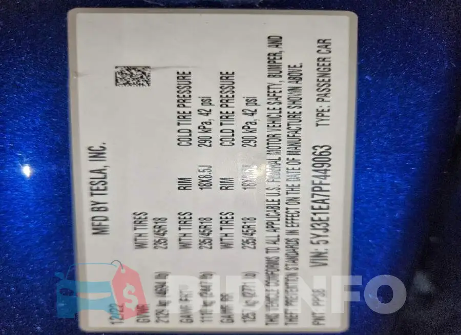 5YJ3E1EA7PF449063 Photo# 12