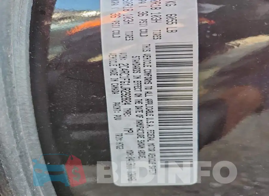 2C4RC1FG1JR292824 Photo# 12