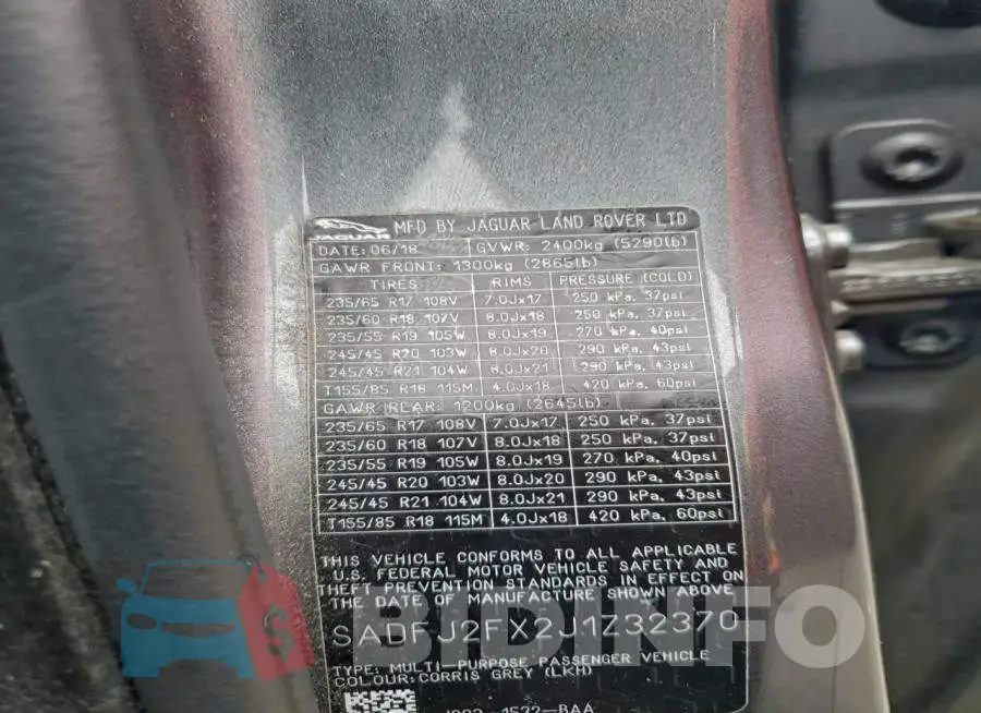 SADFJ2FX2J1Z32370 Photo# 13