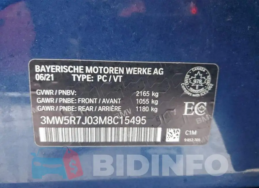 3MW5R7J03M8C15495 Photo# 12