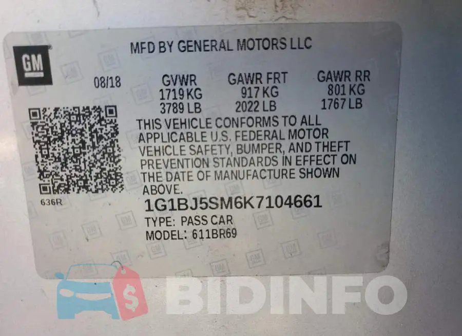 1G1BJ5SM6K7104661 Photo# 12