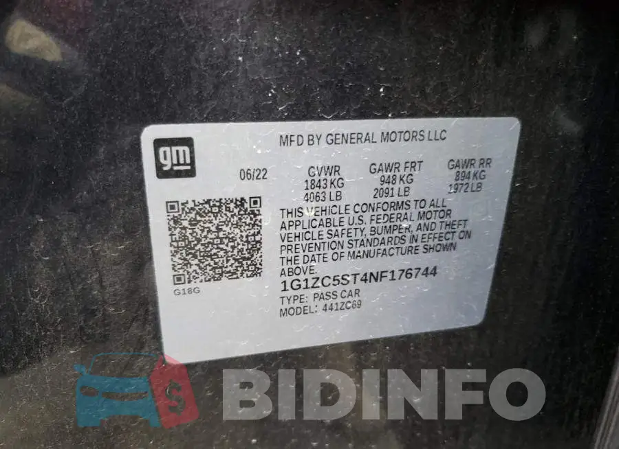 1G1ZC5ST4NF176744 Photo# 12
