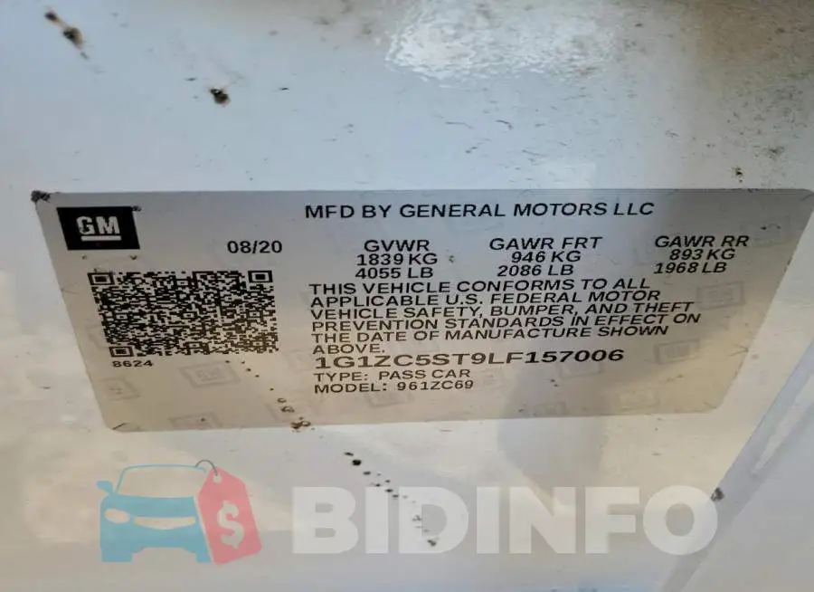 1G1ZC5ST9LF157006 Photo# 12