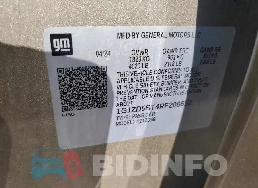 1G1ZD5ST4RF206652 Photo# 13