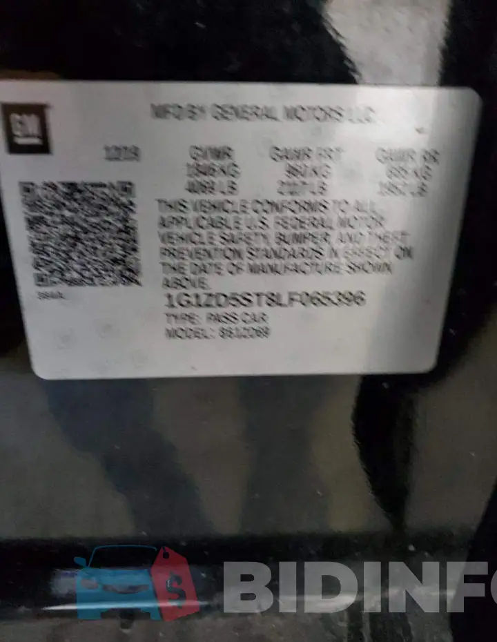 1G1ZD5ST8LF065396 Photo# 12