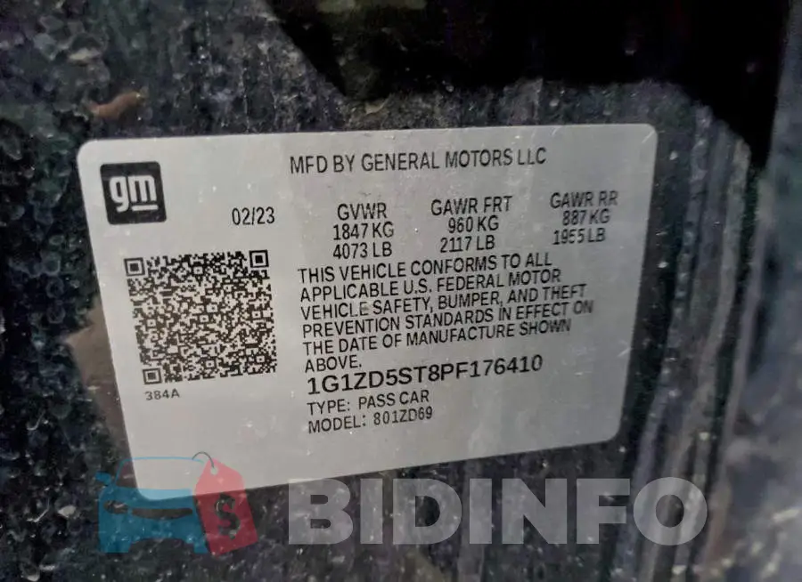1G1ZD5ST8PF176410 Photo# 12
