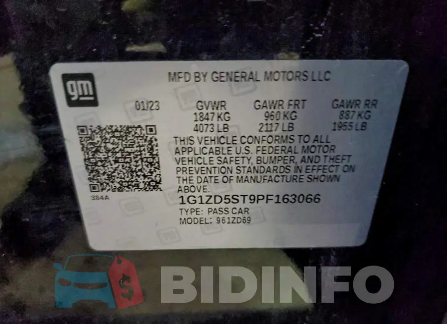 1G1ZD5ST9PF163066 Photo# 13