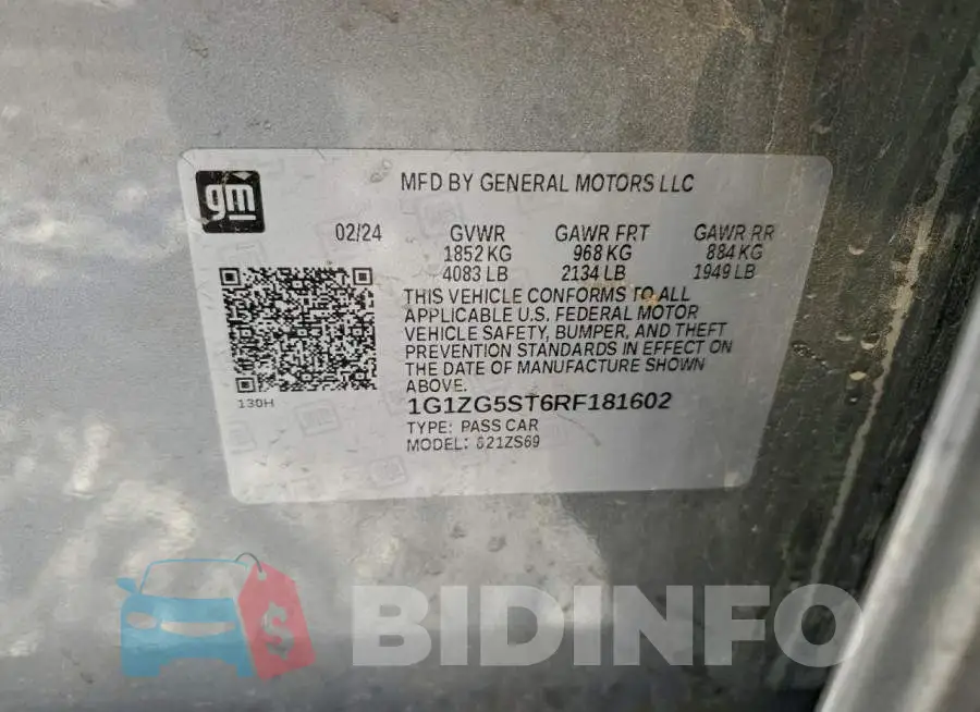 1G1ZG5ST6RF181602 Photo# 12