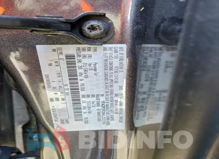 1FADP3F28HL337216 Photo# 12