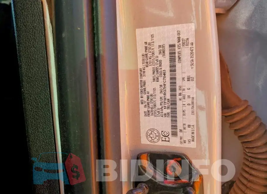 1FTFW1RG7HFC70463 Photo# 12