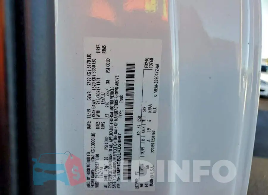 1FTMF1CB2LKD24997 Photo# 13
