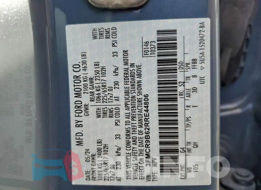 3FMCR9B62RRE44806 Photo# 14