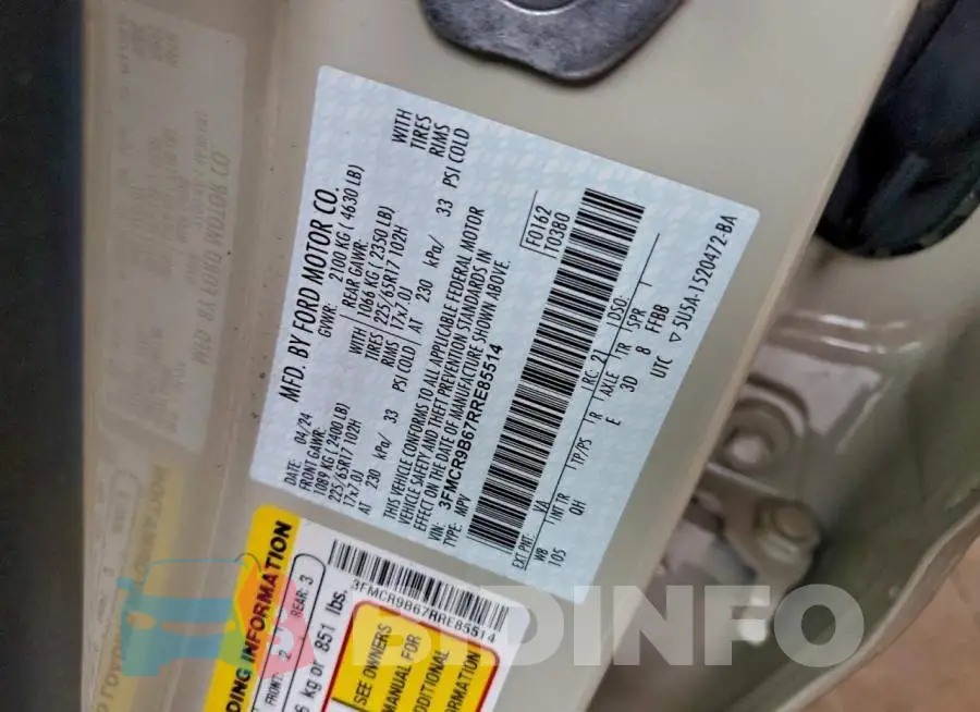 3FMCR9B67RRE85514 Photo# 13
