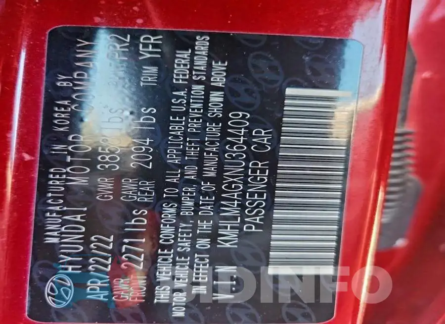 KMHLM4AGXNU364409 Photo# 12