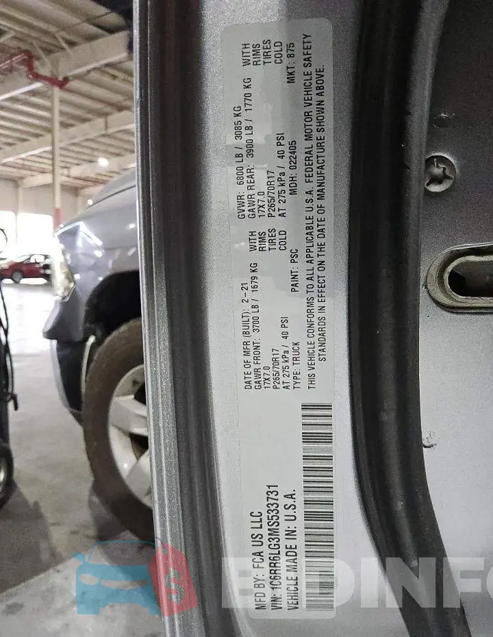 1C6RR6LG3MS533731 Photo# 12