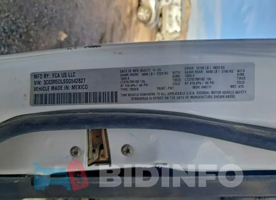 3C63R5DL6SG542827 Photo# 12