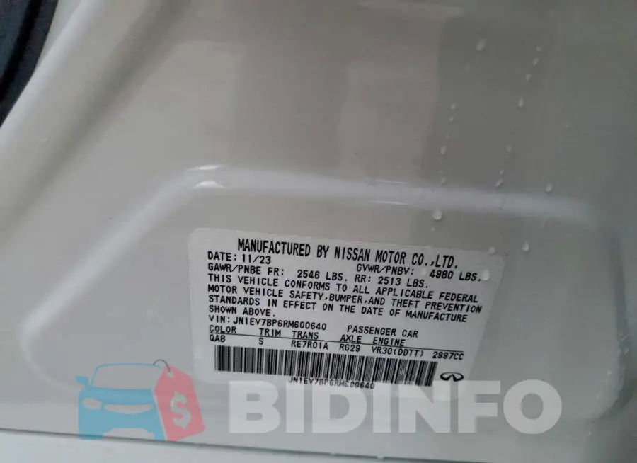 JN1EV7BP6RM600640 Photo# 12