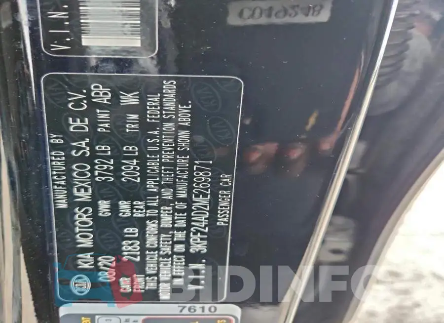 3KPF24AD2ME269871 Photo# 12