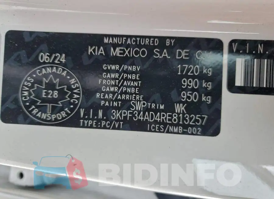 3KPF34AD4RE813257 Photo# 13