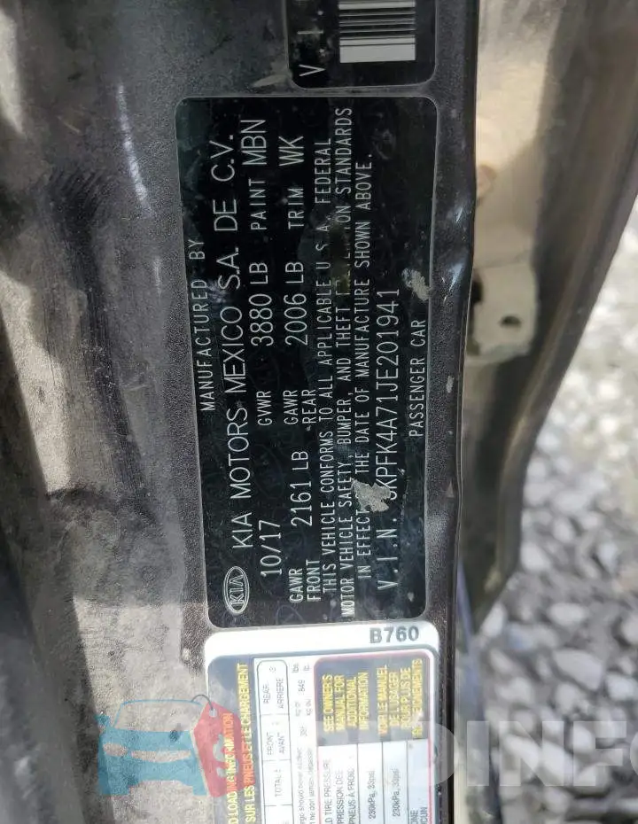 3KPFK4A71JE201941 Photo# 12