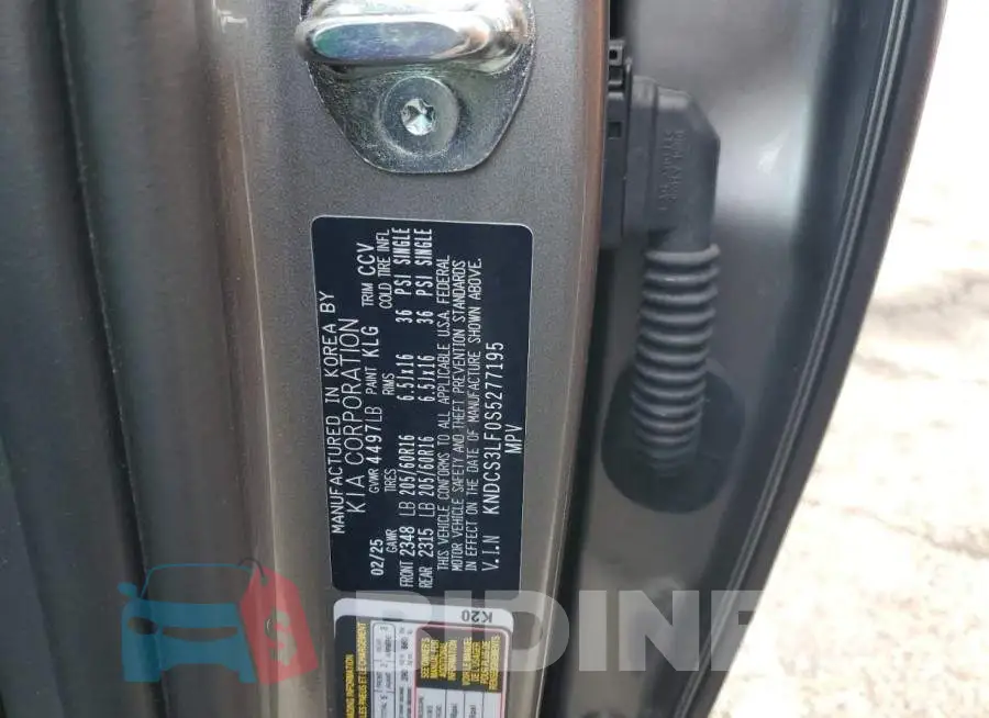 KNDCS3LF0S5277195 Photo# 12