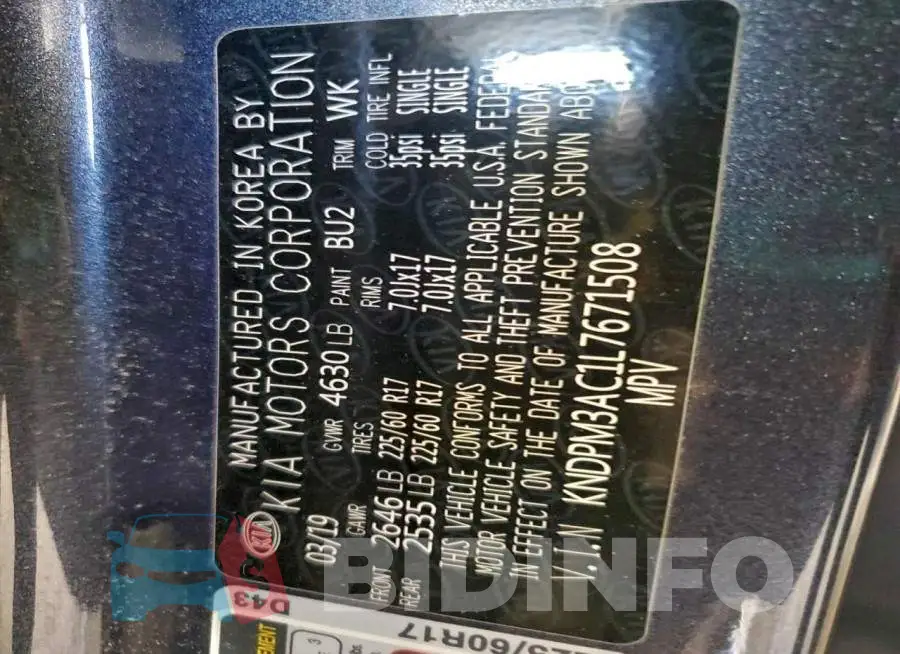 KNDPM3AC1L7671508 Photo# 14