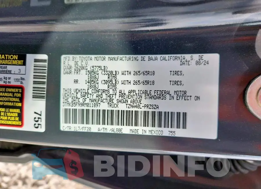 3TMKB5FN9RM011897 Photo# 13