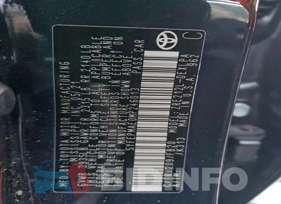 5YFEPMAE0MP246013 Photo# 12