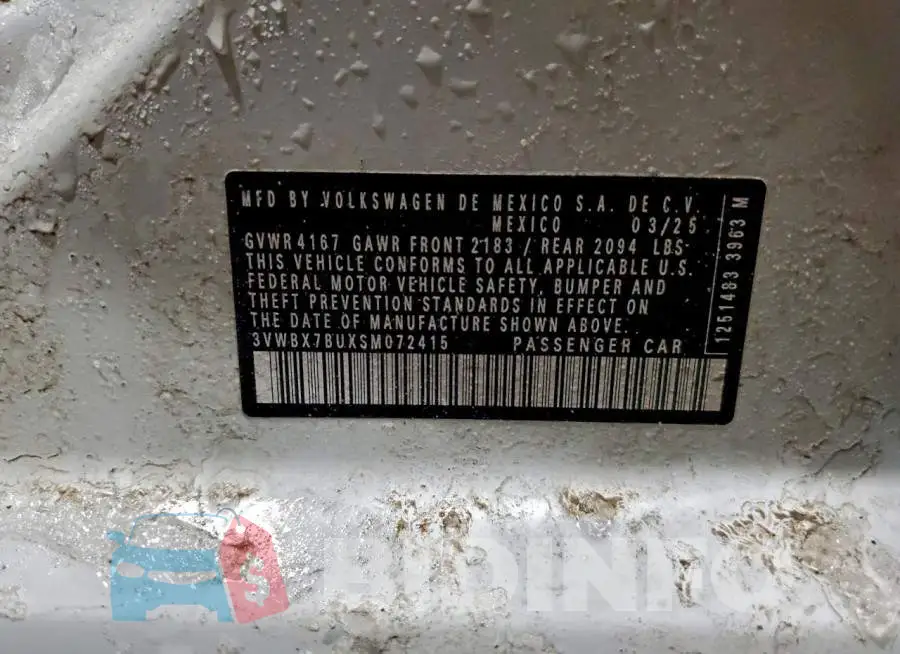 3VWBX7BUXSM072415 Photo# 12