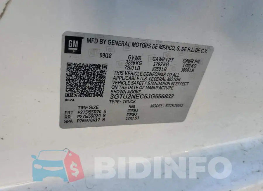 3GTU2NEC5JG556832 Photo# 12