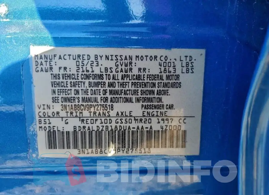 3N1AB8CV9PY275518 Photo# 13