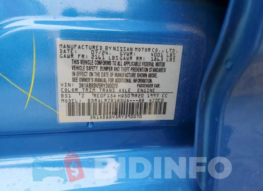3N1AB8DV5RY390070 Photo# 12