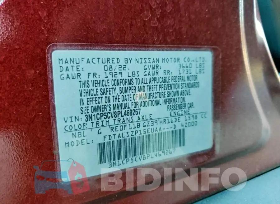 3N1CP5CV8PL469267 Photo# 14