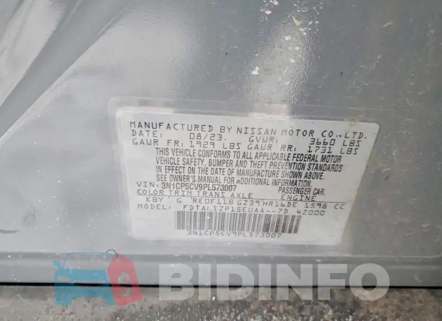 3N1CP5CV9PL573007 Photo# 13