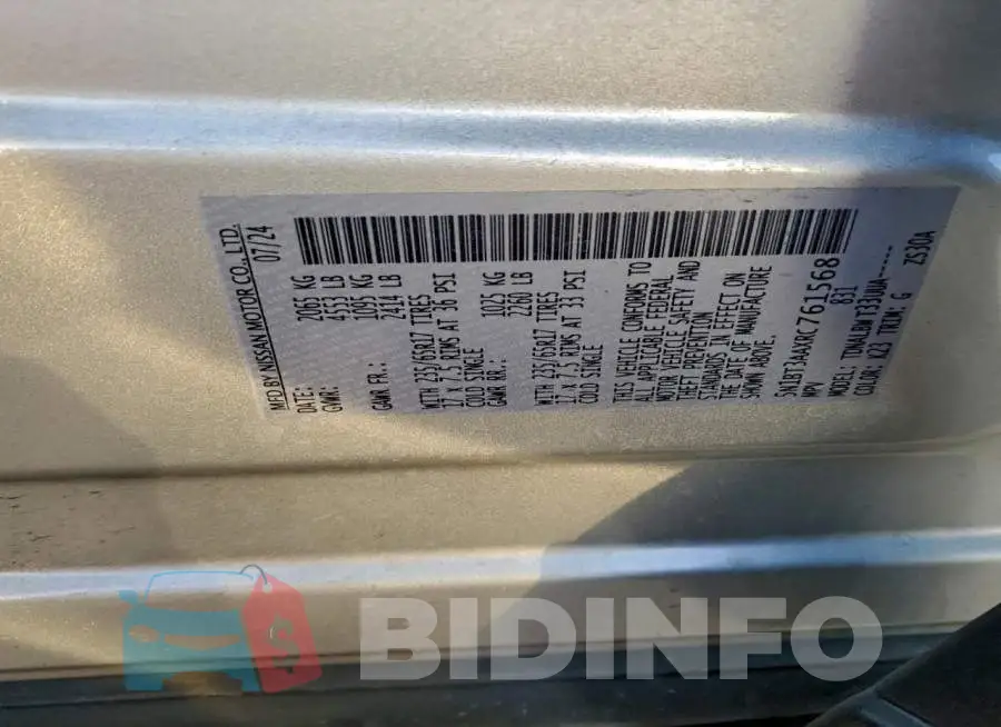 5N1BT3AAXRC761568 Photo# 12